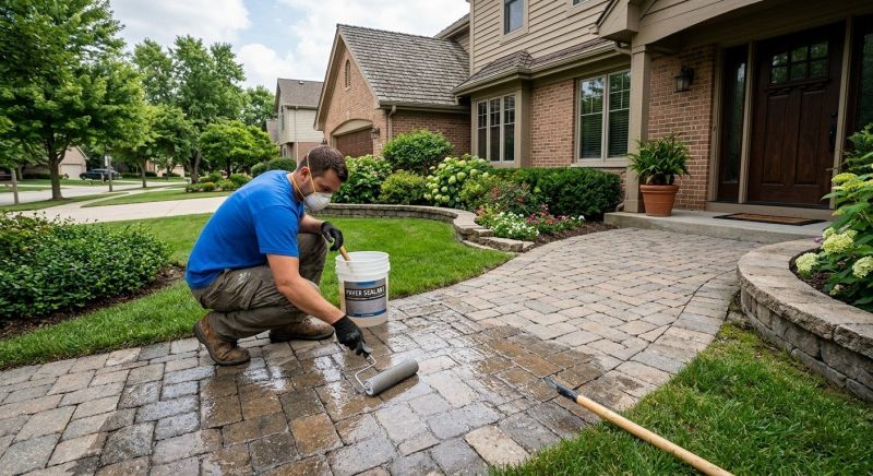 Concrete Walkway Sealing Service